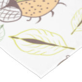 Nappe Petite coccinelle drôle et feuilles sans couture m (Angle)