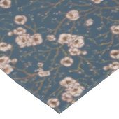 Nappe Petites fleurs bleu clair motif (Angle)