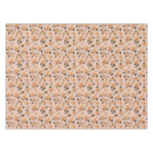 Nappe Petites Roses Crème Et Or (Devant (Horizontal))