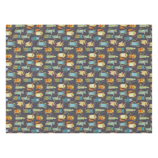 Nappe Petits monstres mignons (Devant (Horizontal))