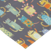 Nappe Petits monstres mignons (Angle)