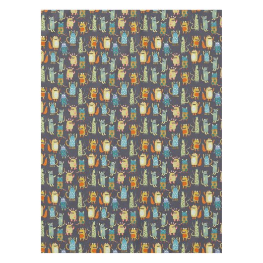 Nappe Petits monstres mignons (Devant)