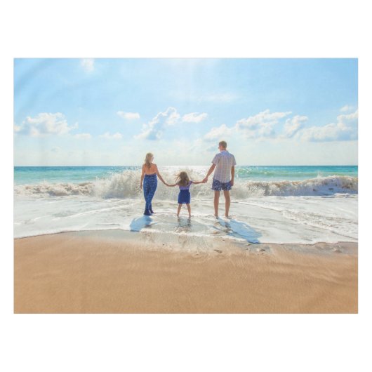 Nappe photo personnalisée avec vos photos préférée (Devant (Horizontal))