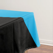 Nappe PICKLEBALL Bleu Ciel Noir Bloc de Couleur Diagonal (In Situ)