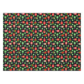 Nappe Pickleball de Noël Rouge Green Paddles Balls Noir (Devant (Horizontal))