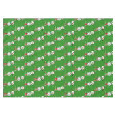 Nappe Pickleball Joie fête de Noël Rouge Green Snowflake (Devant (Horizontal))