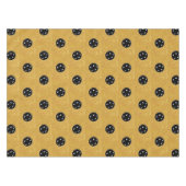 Nappe Pickleball Mariage Black and Gold Bachelor Party (Devant (Horizontal))