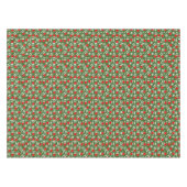 Nappe Pickleball Noël Flammes de neige Red Green Ho Ho H (Devant (Horizontal))