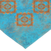 Nappe Pics de montagne sud-ouest Turquoise Géométrique P (Angle)