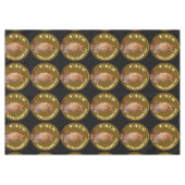 Nappe Pièces De Chat D'Or Avec Chat De Gingembre, (Devant (Horizontal))