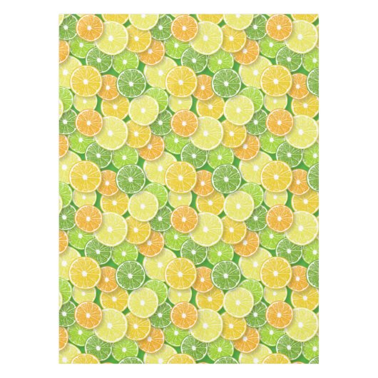 Nappe Pièces de fruits d'agrumes pop art 3 (Devant)