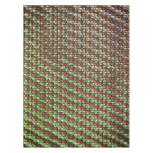 Nappe Pièces rectangulaires sculptées et tachetées, vert (Devant)