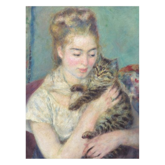 Nappe Pierre-Auguste Renoir - Femme avec chat (Devant)