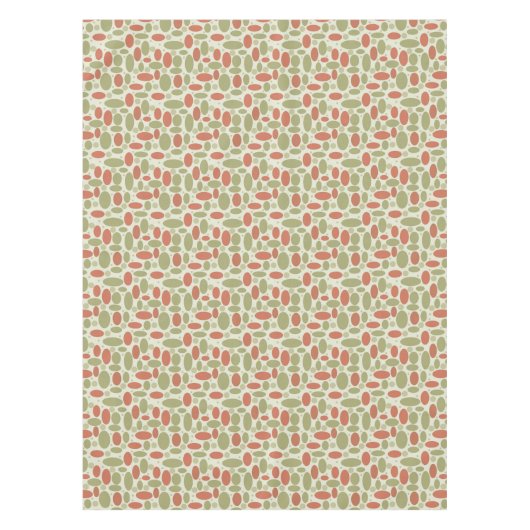Nappe Pierre de cailloux de mer vert beige et marron Abs (Devant)