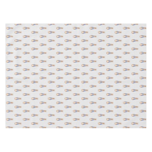 Nappe Pierre le lapin Gris Lin Texture (Devant (Horizontal))