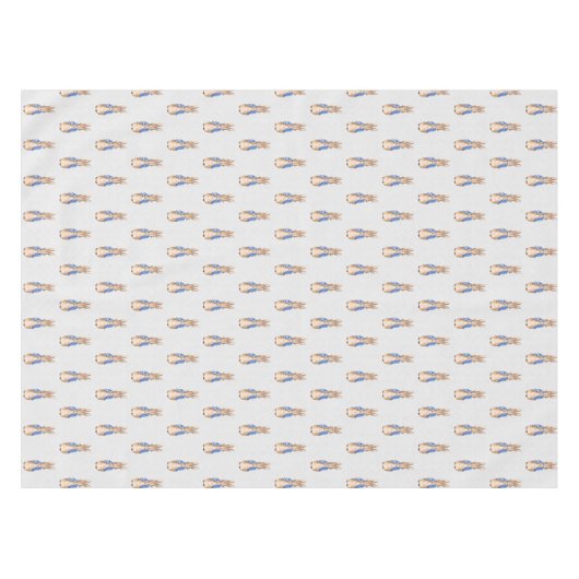 Nappe Pierre le lapin Gris Lin Texture (Devant (Horizontal))