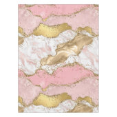 Nappe Pierre rose et blanche avec Agate de Parties scint (Devant)