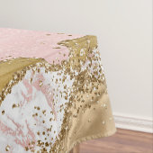 Nappe Pierre rose et blanche avec Agate de Parties scint (In Situ)