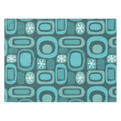 Nappe Pierres de champ de l'ère atomique sarcelle (Devant (Horizontal))