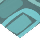 Nappe Pierres de champ de l'ère atomique sarcelle (Angle)