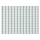Nappe Pine sapin Neige hiver Noël Elégant motif (Devant (Horizontal))