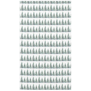 Nappe Pine scène enneigée hiver Noël Élégant