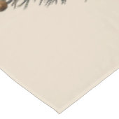 Nappe Pinecones et Crescent Lune Amour hivernal (Angle)