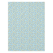 Nappe Pingouin Anniversaire Bleu (Devant)