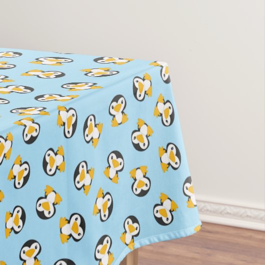 Nappe Pingouin Anniversaire Bleu (In Situ)