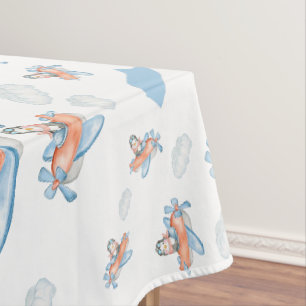 Nappe Pingouin d'aquarelle pingouin paillote