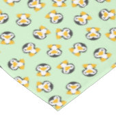 Nappe Pingouin fête d'anniversaire Vert (Angle)