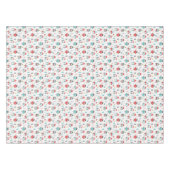 Nappe Pingouins mignons dans la neige. Imprimé en blanc (Devant (Horizontal))