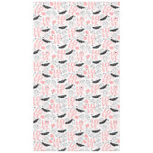 Nappe Pink and Black Hearts Love Lettering Valentine   (Devant)