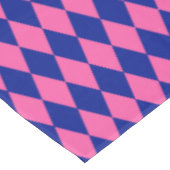 Nappe Pink and Blue Harlequin Checkered Design  (Angle)