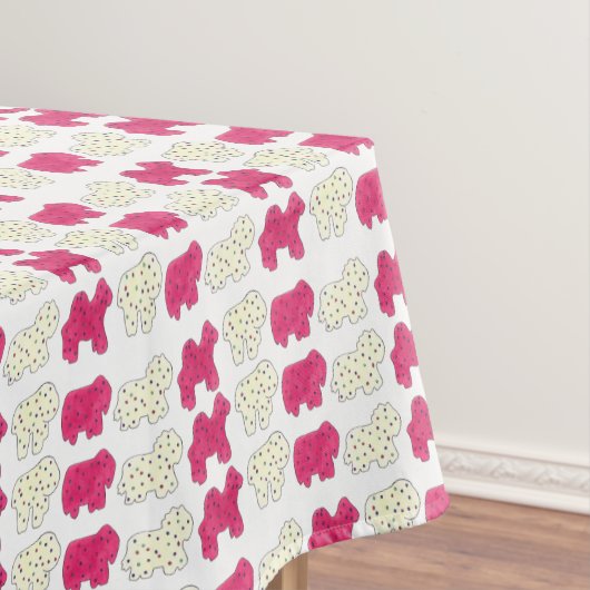 Nappe Pink Animal Crackers Cookies Circus Anniversaire (In Situ)