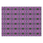 Nappe Pink Autumn Aster Flowers Art Abstrait (Devant (Horizontal))