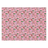Nappe Pink Background Christmas Decorative Pattern (Devant (Horizontal))