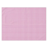 Nappe Pink Gingham Checkered Tablecloth for Parties (Devant (Horizontal))