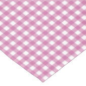 Nappe Pink Gingham Checkered Tablecloth for Parties (Angle)