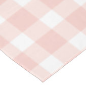 Nappe Pink Gingham Cotton Tablecloth (Angle)