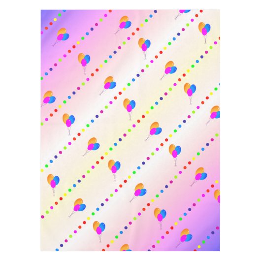 Nappe PINK Joyeux 10e anniversaire | modifiable (Devant)