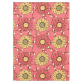 Nappe Pink Sunflowers Christmas (Devant)