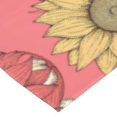 Nappe Pink Sunflowers Christmas (Angle)