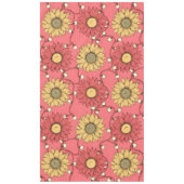 Nappe Pink Sunflowers Christmas (Devant)