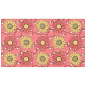 Nappe Pink Sunflowers Christmas (Devant (Horizontal))