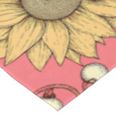 Nappe Pink Sunflowers Christmas (Angle)