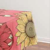 Nappe Pink Sunflowers Christmas (In Situ)