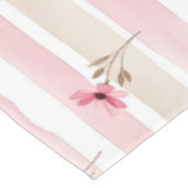Nappe Pink Watercolor Floral Stripe Pattern (Angle)