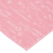 Nappe Pink Wildflower Baby Shower Tablecloth Decor (Angle)