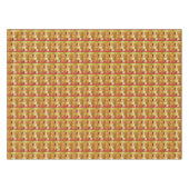 Nappe Pinot blanc rouge moderne Chianti Motif Orange (Devant (Horizontal))